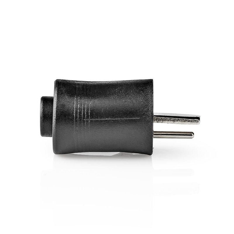 Speaker Connector | Přímý | Zástrčka | Poniklované | Pájecí | Průměr vstupního kabelu: 2.0 mm | ABS | Černá | 25 ks | Plastový S - obrázek produktu