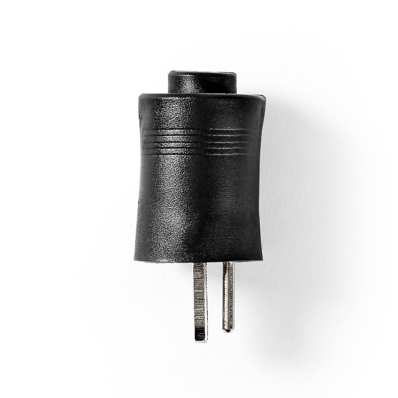Speaker Connector | Přímý | Zástrčka | Poniklované | Pájecí | Průměr vstupního kabelu: 2.0 mm | ABS | Černá | 25 ks | Plastový S - obrázek č. 4
