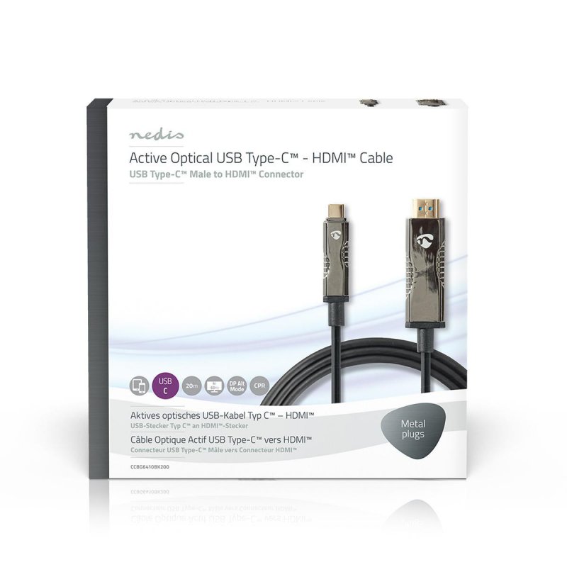 Active Optical USB kabel | USB-C™ Zástrčka  CCBG6410BK200 - obrázek č. 3