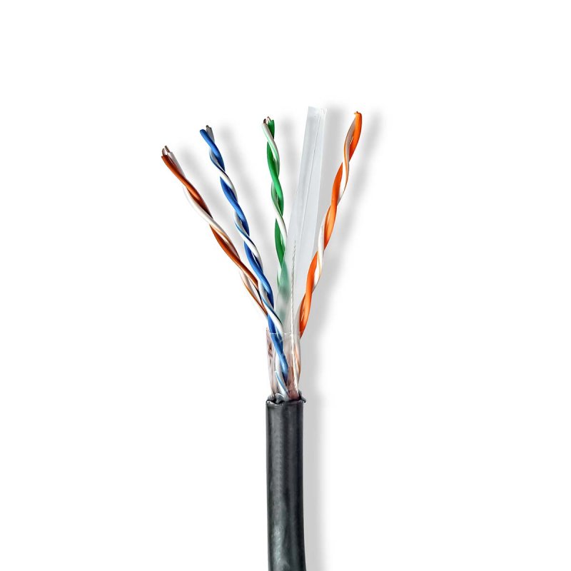 Síťový kabel Roll | CAT6 | Drát  CCBG8590BK100S - obrázek produktu