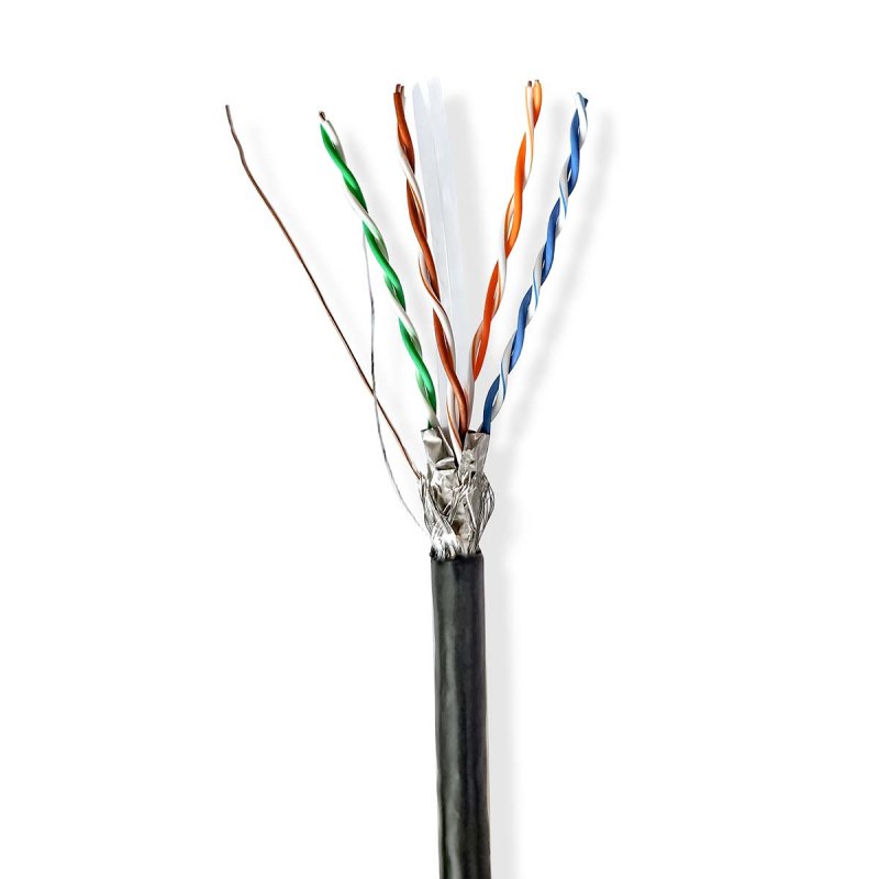 Síťový kabel Roll | CAT6 | Drát  CCBG8594BK100S - obrázek produktu