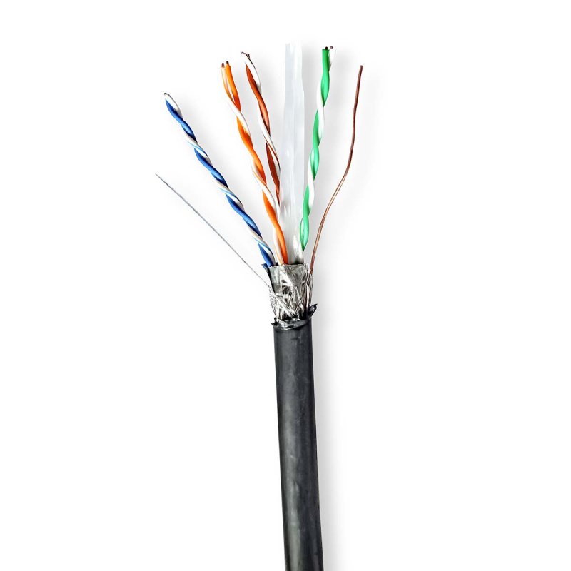 Síťový kabel Roll | CAT6 | Drát  CCBG8598BK100S - obrázek produktu