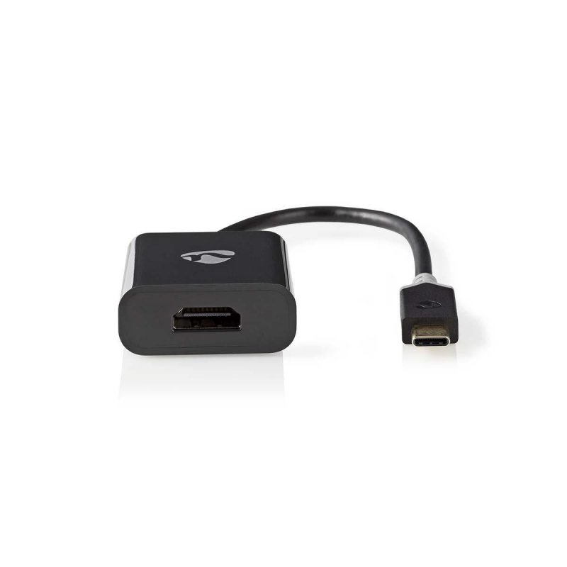 USB Adaptér | USB 3.1 | USB Typ-C ™ Zástrčka | Výstup HDMI™ | 0.20 m | Kulatý | Pozlacené | PVC | Antracitová | Plastový Sáček - obrázek č. 1