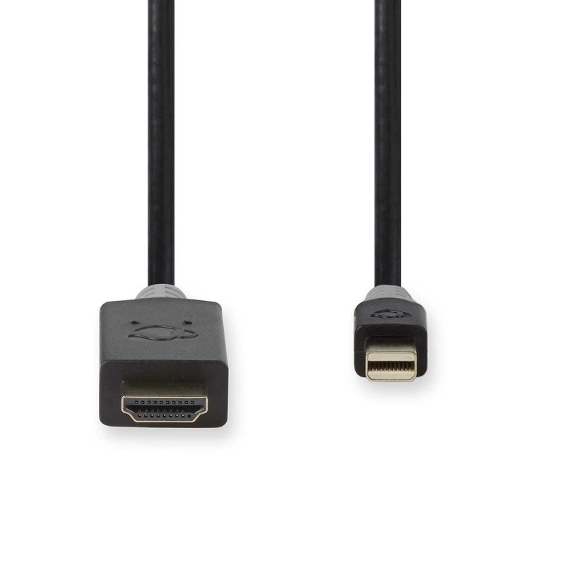 Mini DisplayPort kabel | DisplayPort 1.2 | Mini DisplayPort Zástrčka | Konektor HDMI ™ | 21.6 Gbps | Pozlacené | 2.00 m | Kulatý - obrázek č. 1