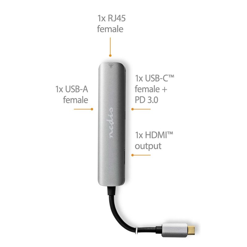 USB Multiport Adaptér | USB 3.2 Gen 1  CCBW64220AT02 - obrázek č. 7