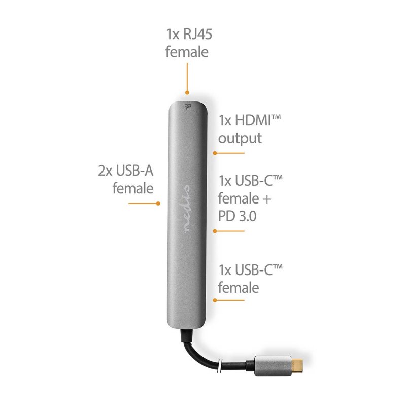 USB Multiport Adaptér | USB 3.2 Gen 1  CCBW64230AT02 - obrázek č. 7