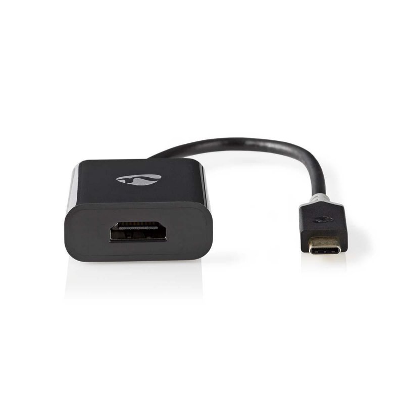 USB Adaptér | USB 3.1 | USB Typ-C ™ Zástrčka | Výstup HDMI™ | 0.20 m | Kulatý | Pozlacené | PVC | Antracitová | Box s Okénkem - obrázek č. 1