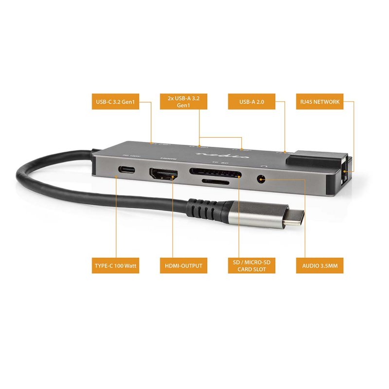 USB Multiport Adaptér | USB 3.2 Gen 1  CCBW64775AT02 - obrázek č. 4