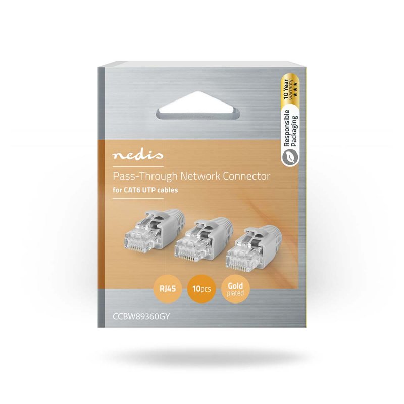RJ45 konektor | RJ45 Pass Through  CCBW89360GY - obrázek č. 5