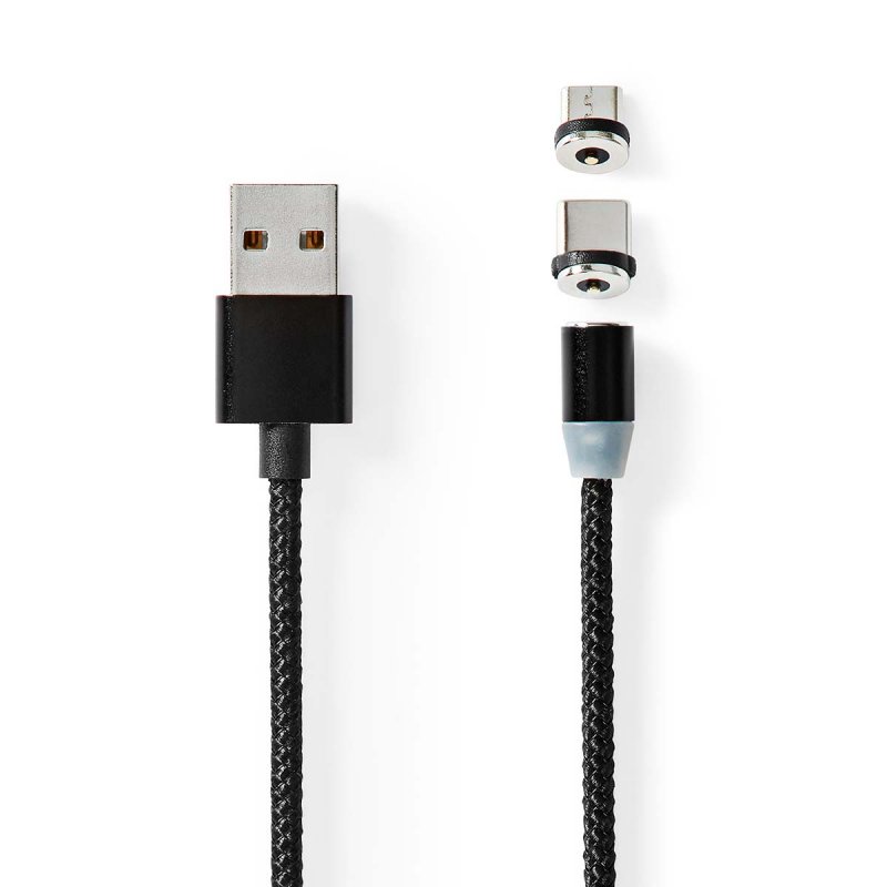 USB kabel | USB 2.0 | USB-A Zástrčka  CCGB60630BK20 - obrázek č. 4