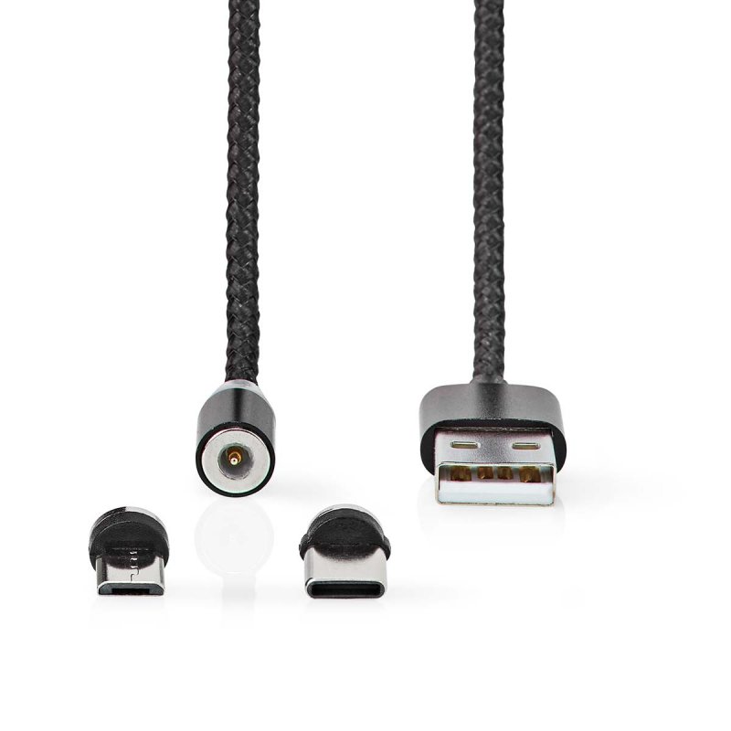 USB kabel | USB 2.0 | USB-A Zástrčka  CCGB60630BK20 - obrázek produktu