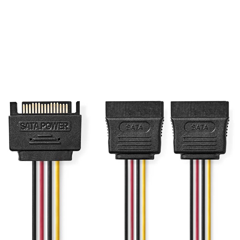 Interní Napájecí kabel | SATA 15kolíkový Zástrčka  CCGB73190VA015 - obrázek č. 1