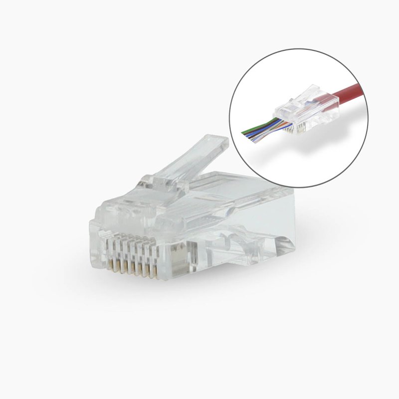 RJ45 konektor | RJ45 Pass Through  CCGB89308TP - obrázek produktu