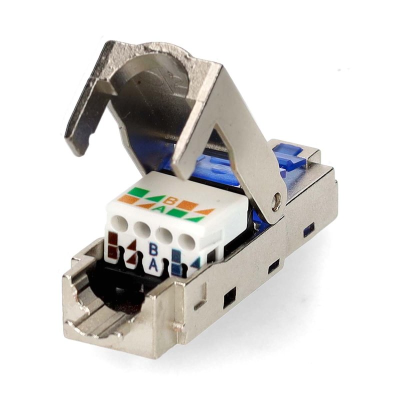 RJ45 konektor | Zástrčka | Toolless CAT7  CCGB89420ME - obrázek č. 3