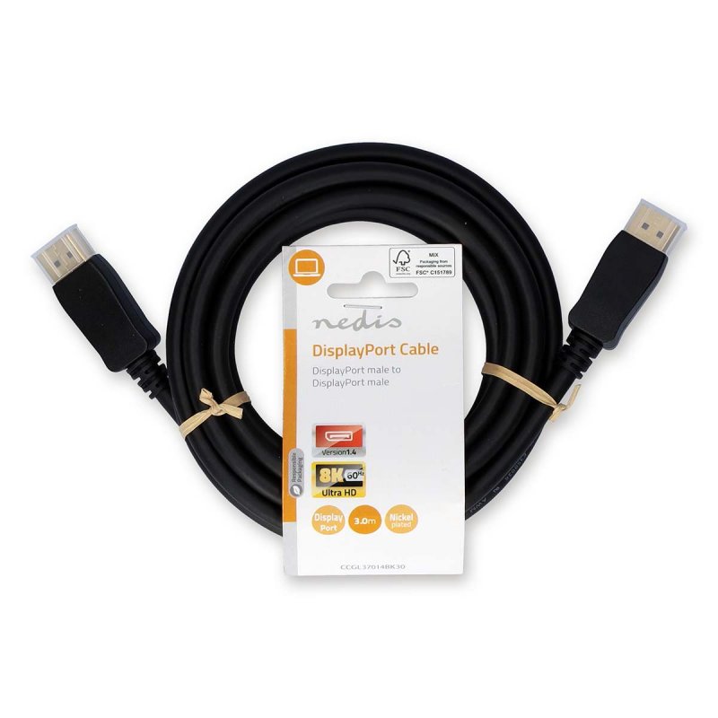 Displayport kabel | DisplayPort Zástrčka  CCGL37014BK30 - obrázek č. 2