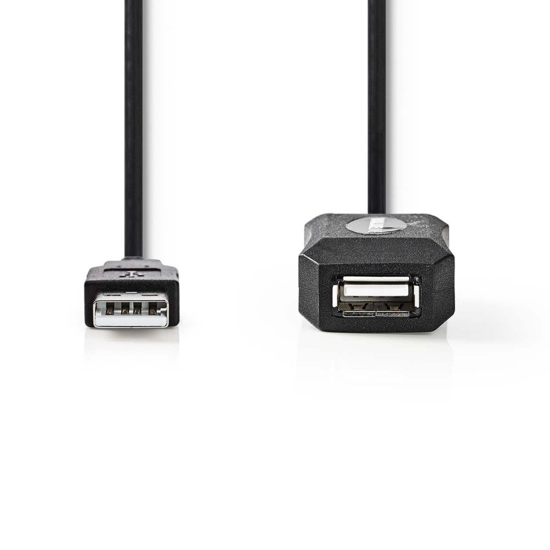 Aktivní kabel USB | USB 2.0 | USB-A Zástrčka  CCGL60EXTBK200 - obrázek č. 1