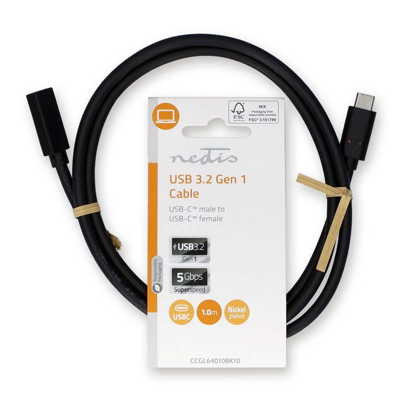 USB kabel | USB 3.2 Gen 1 | USB-C™ Zástrčka  CCGL64010BK10 - obrázek č. 2