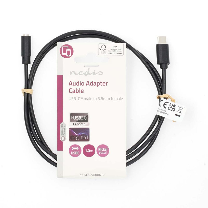 USB-C™ Adaptér | USB 2.0 | USB-C™ Zástrčka  CCGL65960BK10 - obrázek č. 2