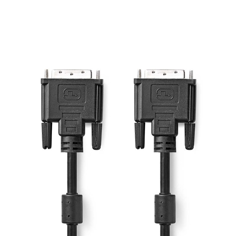 DVI kabel | DVI-D 24+1 Zástrčka CCGP32001BK20 - obrázek produktu