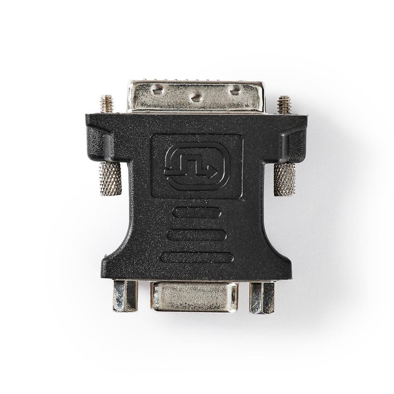 Adaptér DVI - VGA | DVI 24+1 kolíků zástrčka-zásuvka VGA | Černý - obrázek č. 3