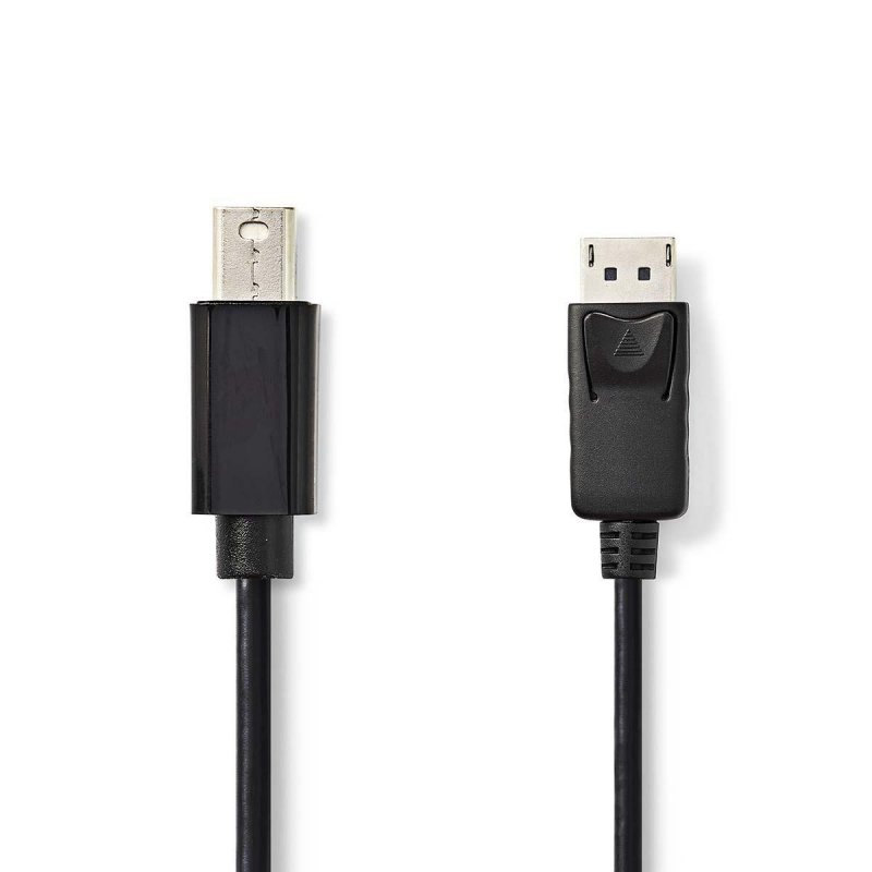 Mini DisplayPort kabel | DisplayPort 1.2 | Mini DisplayPort Zástrčka | DisplayPort Zástrčka | 21.6 Gbps | Poniklované | 1.00 m | - obrázek produktu