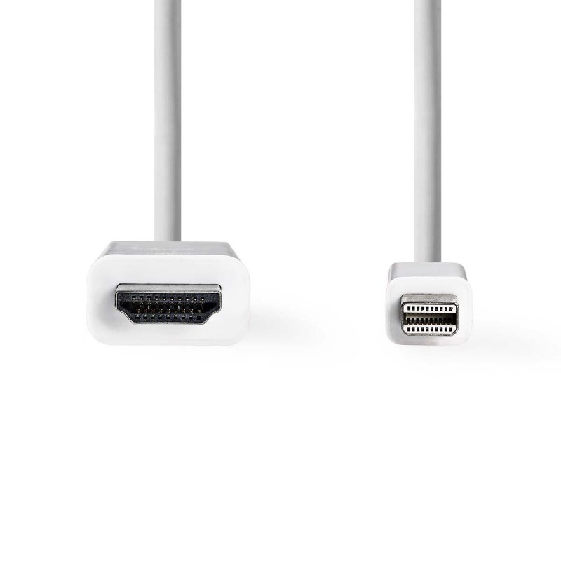Mini DisplayPort kabel | DisplayPort 1.2 | Mini DisplayPort Zástrčka | Konektor HDMI ™ | 21.6 Gbps | Poniklované | 2.00 m | Kula - obrázek č. 1