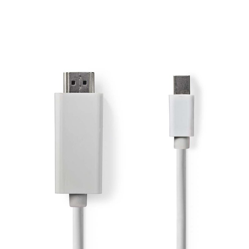 Mini DisplayPort kabel | DisplayPort 1.2 | Mini DisplayPort Zástrčka | Konektor HDMI ™ | 21.6 Gbps | Poniklované | 2.00 m | Kula - obrázek produktu