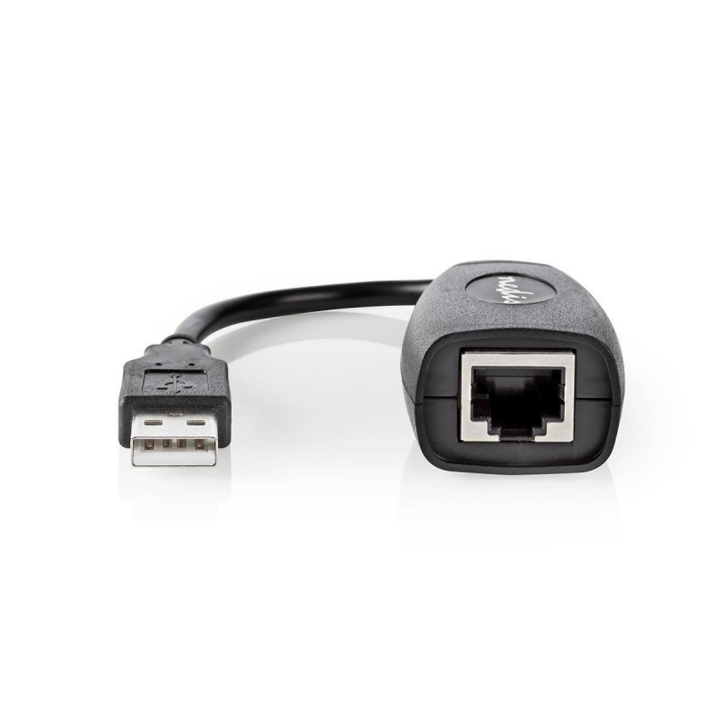 Aktivní kabel USB | USB 1.1 | USB-A Zástrčka | RJ45 Zásuvka | 12 Mbps | 0.20 m | Kulatý | Poniklované | PVC | Měď | Obálka - obrázek č. 2