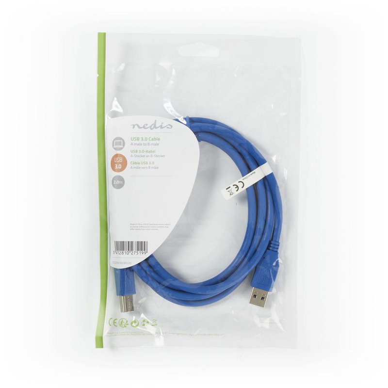 USB kabel | USB 3.2 Gen 1 | USB-A Zástrčka  CCGP61100BU20 - obrázek č. 3