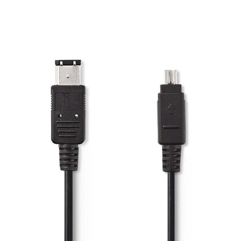 Kabel FireWire | 4-pin Zástrčka - 6-pin Zástrčka | 2 m | Černá barva - obrázek produktu