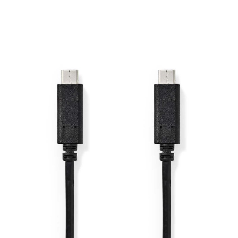 USB kabel | USB 3.2 Gen 1 | USB-C™ Zástrčka | USB-C™ Zástrčka | 60 W | 4K@60Hz | 5 Gbps | Poniklované | 1.00 m | Kulatý | PVC | - obrázek produktu
