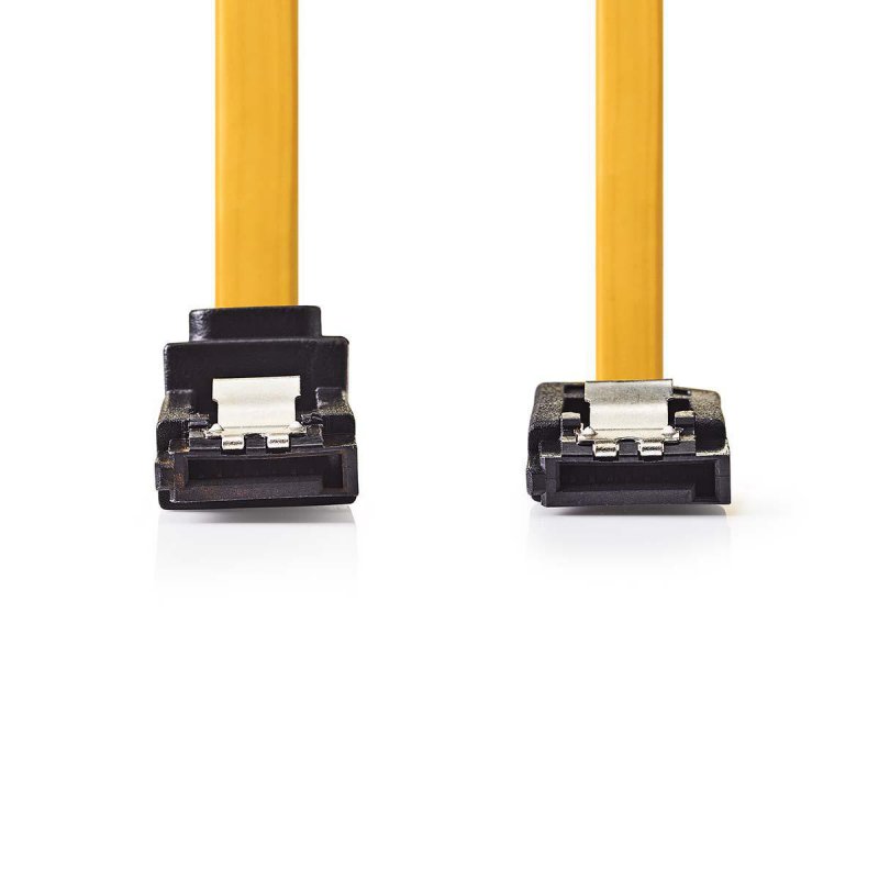 Kabel SATA | 6 Gbps | SATA 7-Pin Zásuvka | SATA 7-Pin Zásuvka | PVC | 0.50 m | Plochý | PVC | Žlutá | Plastový Sáček - obrázek č. 1