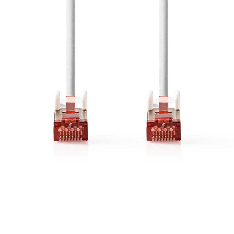 Síťový kabel CAT6 | RJ45 Zástrčka | RJ45 Zástrčka | S / FTP | 15.0 m | Kulatý | LSZH | Bílá | Obálka - obrázek č. 1