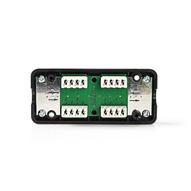 Network Connection Box | RJ45 | Poniklované | ABS | Černá | Plastový Sáček - obrázek produktu