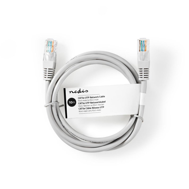 Síťový kabel CAT5e | U/UTP  CCGT85100GY100 - obrázek č. 2