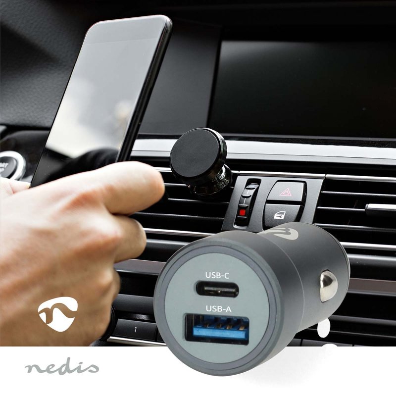 Nabíječka do auta | 38 W | 1.5 / 1.67 / 2.0 / 2.22 / 3.0 A  CCH1C1A38WBK - obrázek č. 1