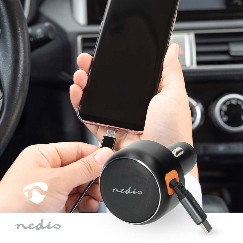 Nabíječka do auta | 2.4 / 3.0 A  CCH1C30WBK - obrázek č. 1