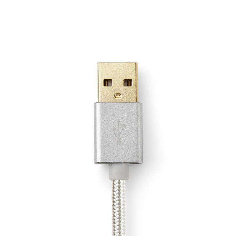 Kabel 2 v 1 | USB 2.0 | USB-A Zástrčka | Apple Lightning 8pinový / USB Micro-B Zástrčka | 480 Mbps | 1.00 m | Pozlacené | Kulatý - obrázek č. 4