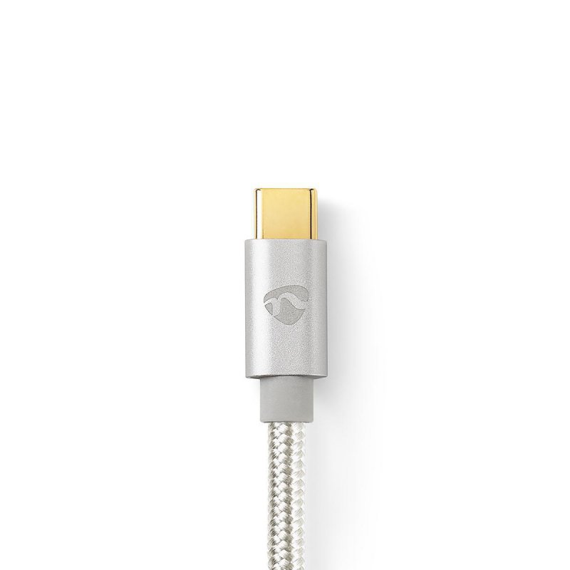 USB kabel | USB 2.0 | USB-C™ Zástrčka | USB-C™ Zástrčka | 10 W | 480 Mbps | Pozlacené | 3.00 m | Kulatý | Nylon / Opletený | Hli - obrázek č. 3