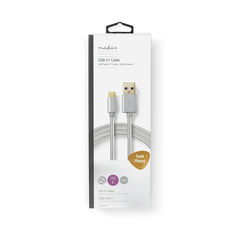 USB kabel | USB 3.2 Gen 1 | USB-A Zástrčka  CCTB61600AL20 - obrázek č. 5