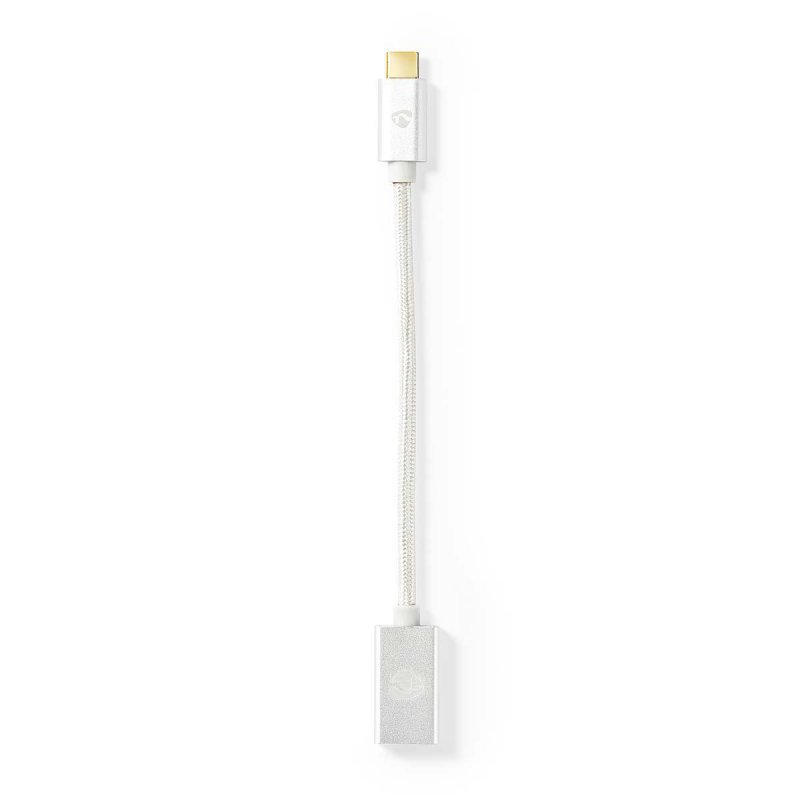 USB-C™ Adaptér | USB 3.2 Gen 1 | USB-C™ Zástrčka | USB-A Zásuvka | 5 Gbps | 0.20 m | Kulatý | Pozlacené | Nylon / Opletený | Stř - obrázek produktu