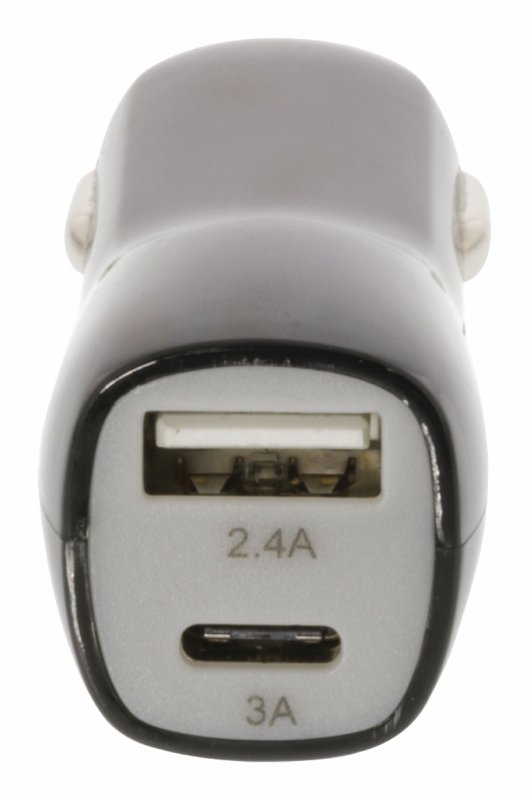 Nabíječka Do Auta 2-Výstupy 3.4 A USB / USB-C Černá - obrázek č. 6