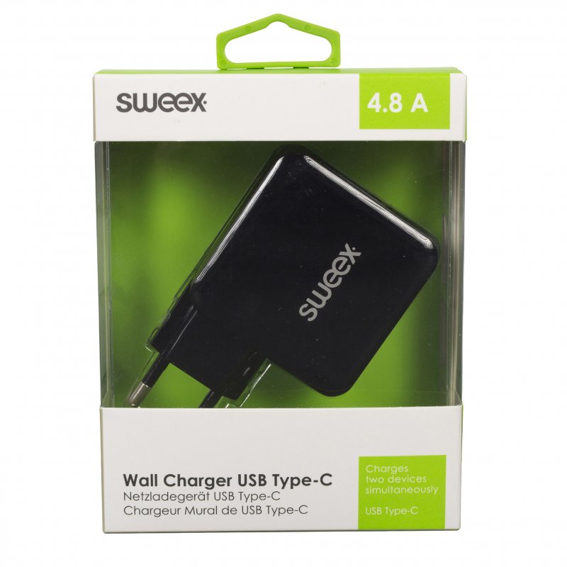 Nabíječka 2-Výstupy 4.8 A USB / USB-C Černá - obrázek č. 10