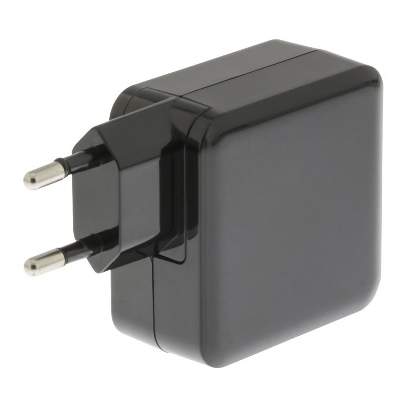 Nabíječka 2-Výstupy 4.8 A USB / USB-C Černá - obrázek č. 2