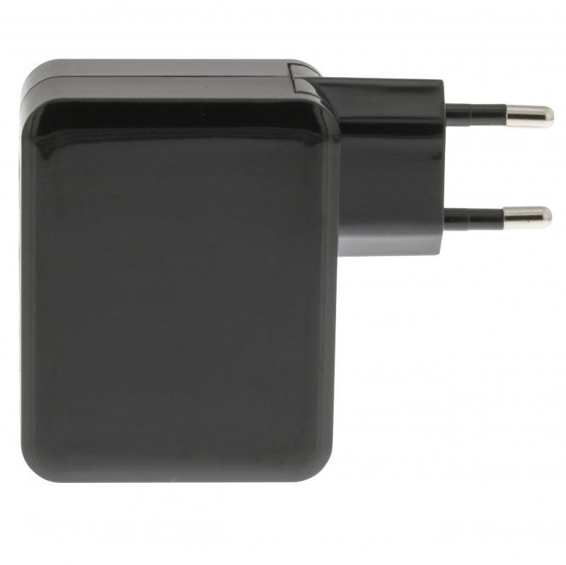 Nabíječka 3-Výstupy 4.8 A 2x USB / USB-C Černá - obrázek č. 7
