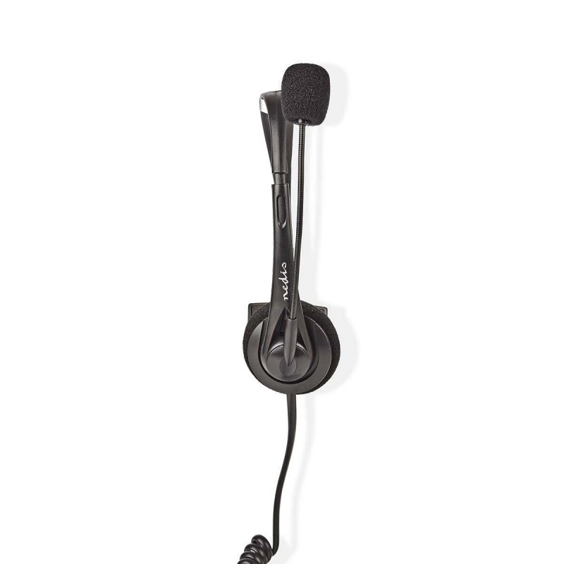 PC sluchátka | Na Uši | Mono | RJ9 | Sklopnou Mikrofon | 2.20 m | Černá - obrázek č. 2