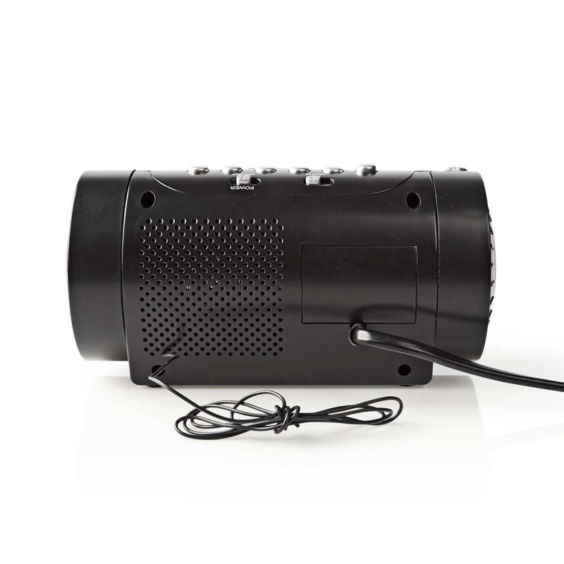 Digitální budík s rádiem | LED  CLAR005BK - obrázek č. 4