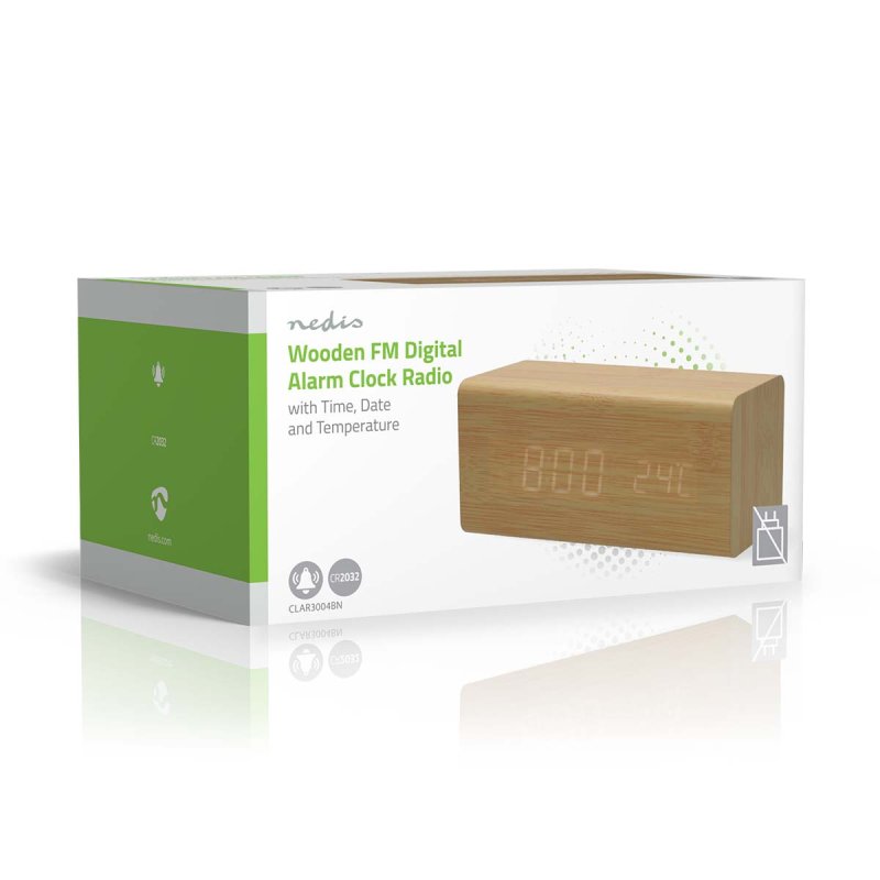 Digitální budík s rádiem | LED  CLAR3004BN - obrázek č. 11