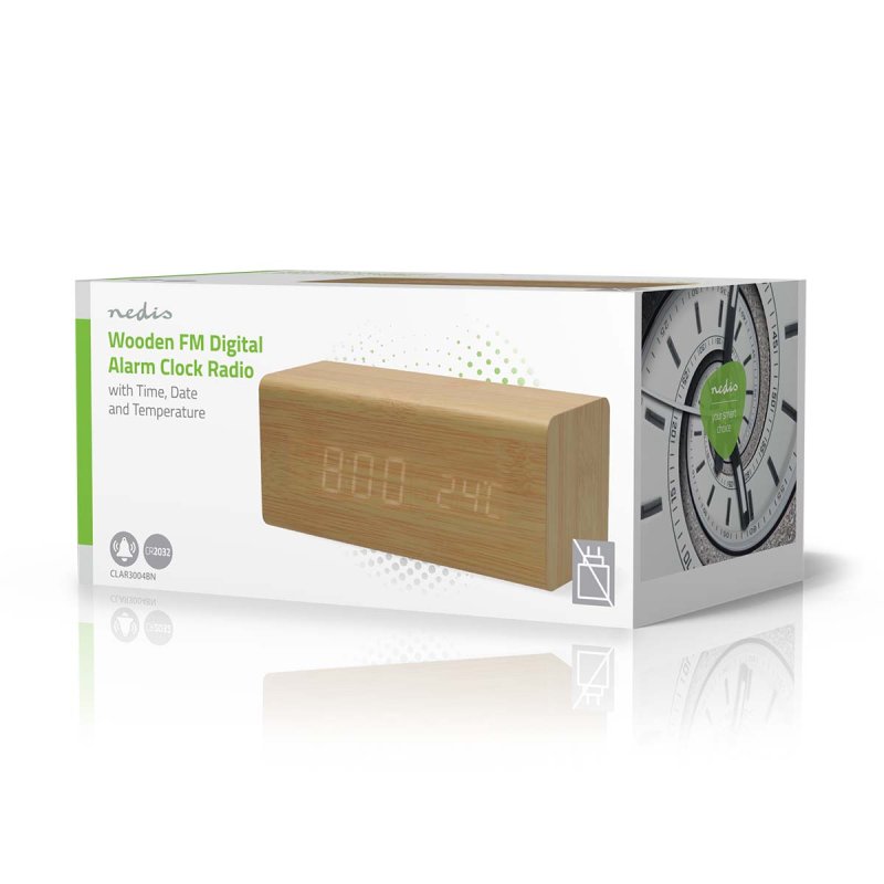 Digitální budík s rádiem | LED  CLAR3004BN - obrázek č. 10