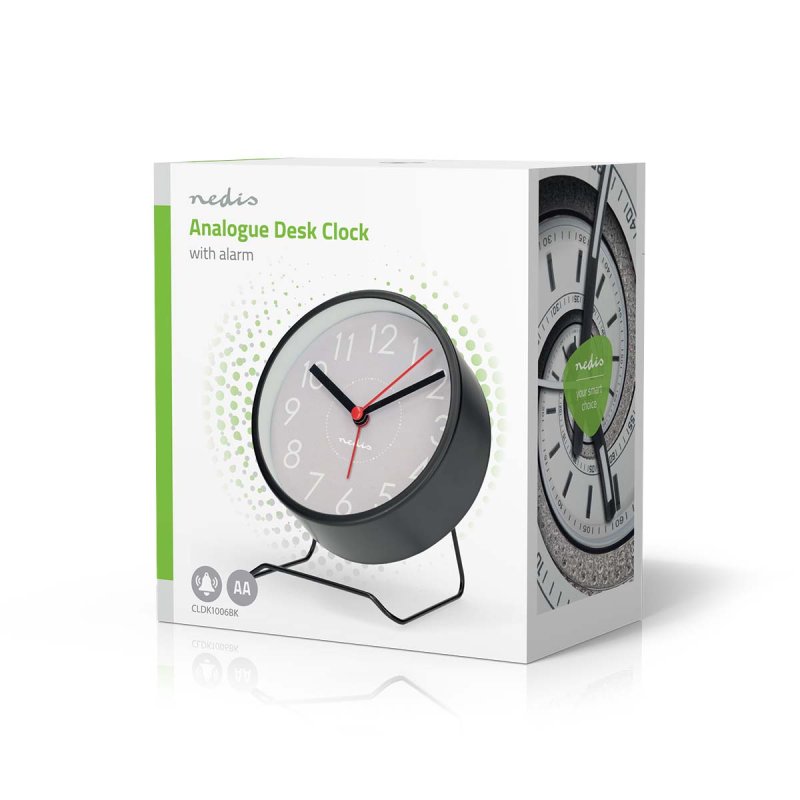 Analogový Stolní Budík | Funkce odloženého buzení  CLDK1006BK - obrázek č. 5
